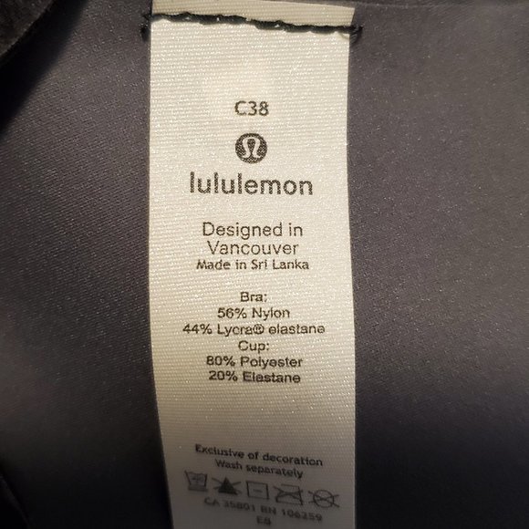 Lululemon 38C - Enlite Front-Zip Bra High Support - Picture 6 of 6